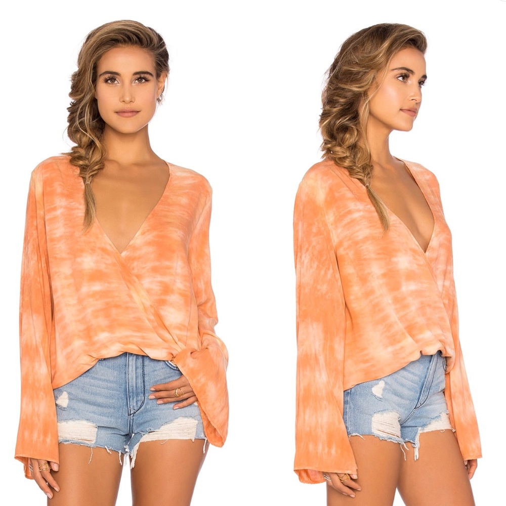 Blue Life Tie Dye Hayley Top in Moonstar